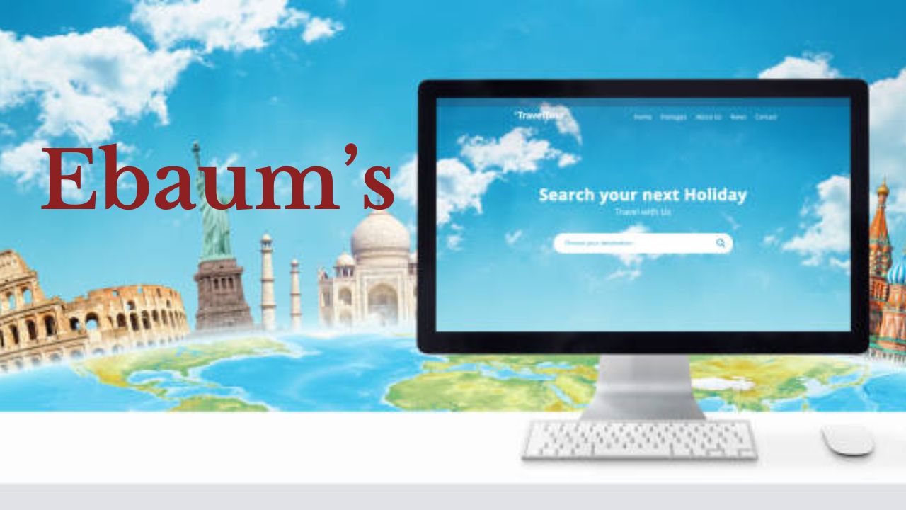 Homepage of Ebaum's featuring viral videos and hilarious memes